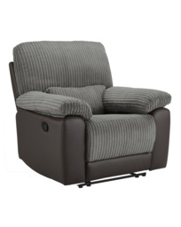 Harlow Recliner Chair Charcoal - JD Williams