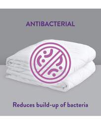 Slumberdown AntiViral Mattress Protector White - Slumberdown - Size: DOUBLE - thumbnail 2
