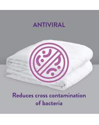 Slumberdown AntiViral Mattress Protector White - Slumberdown - Size: DOUBLE - thumbnail 3