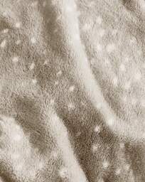 Faux Fur Dotted Animal Throw Grey - At Home Collection - Size: 120X150 - thumbnail 2