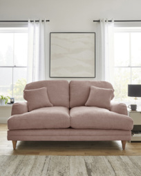 Azra Chenille 2 Seater Sofa Blush - JD Williams - thumbnail 1