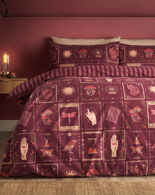 CL Enchanted Witchcraft Duvet Set Plum - Catherine Lansfield - Size: SINGLE - image 1
