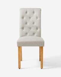 Dakota Dining Table with 4 Ava Chairs White/Natural - thumbnail 2