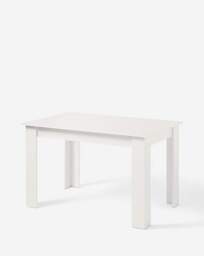 Dakota Dining Table with 4 Ava Chairs White/Natural - thumbnail 4