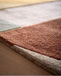 Retro Deco Woollen Rug TAN - Origins - Size: 120X170 - thumbnail 5