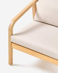 Luca Wooden Lounge Set - JD Williams - thumbnail 3