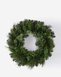 Zermatt Dual Colour Pre-Lit Wreath Green - FESTIVE - thumbnail 2