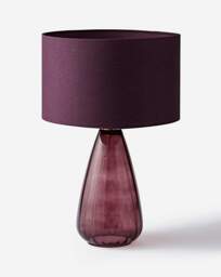 Tasha Glass Table Lamp Plum - JD Williams - thumbnail 2