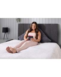 Waffle Fleece V-Shaped Cushion Charcoal - Huggleland - Size: EACH - thumbnail 3