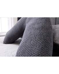 Waffle Fleece V-Shaped Cushion Charcoal - Huggleland - Size: EACH - thumbnail 2