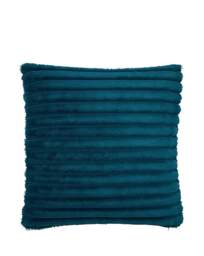 Cosy Ribbed Cushion Teal - Catherine Lansfield - Size: 45X45 - thumbnail 4