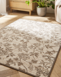 Maestro Floral Patterned Rug Natural - Homemaker - Size: 160X230 - thumbnail 1