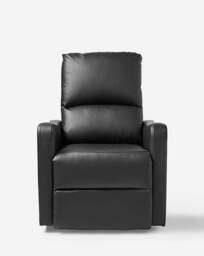 Lincoln Faux Leather Recliner Black - JD Williams - thumbnail 4