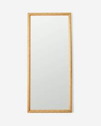 Twisted Wood Leaner Mirror Natural - JD Williams - thumbnail 2