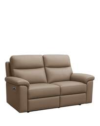 Aspire Corvan Leather Recliner 2 Seater Natural - Aspire - thumbnail 5