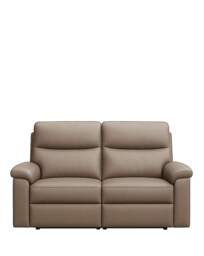 Aspire Corvan Leather Recliner 2 Seater Natural - Aspire - thumbnail 2