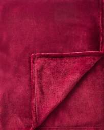 Plush Fleece Throw RED - JD Williams - Size: 200X220 - thumbnail 3