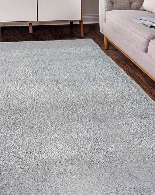 Snug Plain Shaggy Cosy Rug Grey - Homemaker - Size: 120X170 - image 1