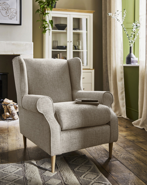 Julipa Chiltern Fabric Accent Chair Natural - Julipa - image 1