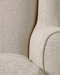 Julipa Chiltern Fabric Accent Chair Natural - Julipa - thumbnail 2