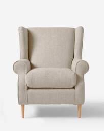 Julipa Chiltern Fabric Accent Chair Natural - Julipa - thumbnail 3