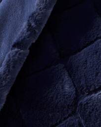 Cosy Diamond Throw Navy - Catherine Lansfield - Size: 130X170 - thumbnail 4