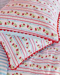 CK Treasure Stripe Duvet Cover Set Red/Navy - Cath Kidston - Size: S KING - thumbnail 5
