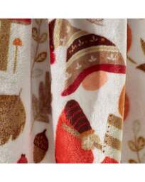 Catherine Lansfield Woodland Gonks Throw Natural - Catherine Lansfield - Size: 130X170 - thumbnail 5