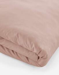 Pure Cotton 200TC Duvet Cover Dusky Pink - JD Williams - Size: SINGLE - thumbnail 2