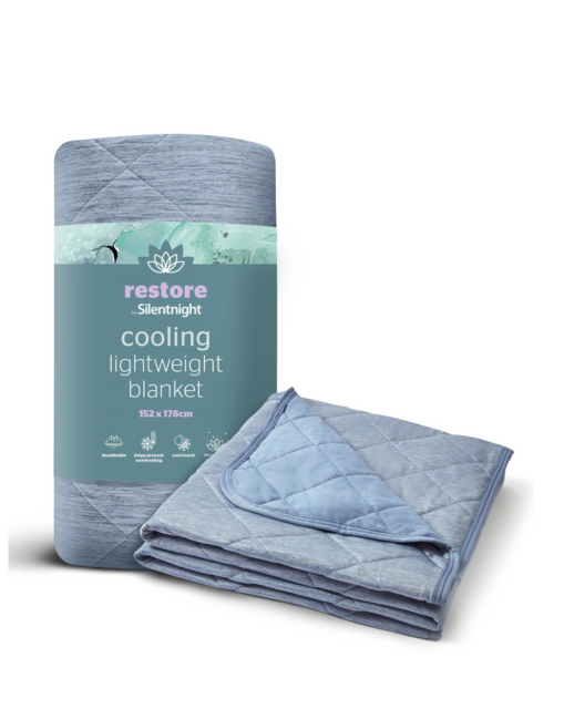 Silentnight Restore Cooling Blanket Blue Blue - Silentnight - Size: 152x178 - image 1