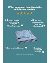 Silentnight Restore Cooling Blanket Blue Blue - Silentnight - Size: 152x178 - thumbnail 2