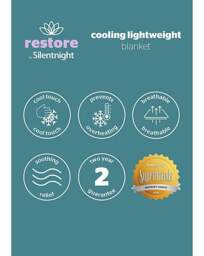 Silentnight Restore Cooling Blanket Blue Blue - Silentnight - Size: 152x178 - thumbnail 4
