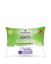 Slumberdown Anti Allergy Firm Pillows White - Slumberdown - Size: PAIR - thumbnail 1