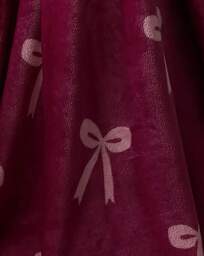 Fusion Bows Throw Berry - Fusion - Size: 120X150 - thumbnail 5