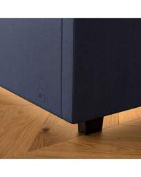 XR Living Maisie Fabric LED Ottoman Bed Navy - XR Living - Size: KINGSIZE - thumbnail 3