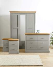 Julipa Ashford 4 Piece Bedroom Package Grey/Oak - Julipa - thumbnail 2