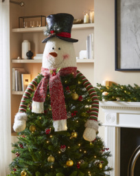 Sonny Snowman Christmas Tree Topper - FESTIVE - thumbnail 1