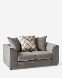 Grace Chenille 2 Seater Sofa Pewter - thumbnail 3