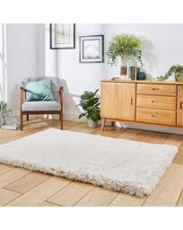 Think Rugs Teddy Plain Shaggy Rug Beige - Think Rugs - Size: 150X230 - thumbnail 3