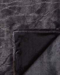 Joanna Hope Clipped Faux Fur Throw Black - Joanna Hope - Size: 120X150 - thumbnail 2
