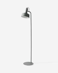 Metal Floor Lamp Grey - Searchlight - thumbnail 3