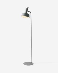 Metal Floor Lamp Grey - Searchlight - thumbnail 2
