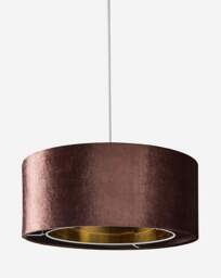 Melody Velvet Tiered 40cm Shade Chocolate - JD Williams - thumbnail 3