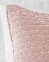 Bianca Attica Velvet Pillowsham Pair Pink - Bianca - Size: PAIR - thumbnail 3