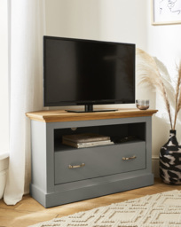 Julipa Ashford Corner TV Unit Grey - Julipa