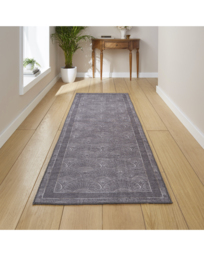 Catherine Lansfield Peacock Runner Grey - Catherine Lansfield - Size: 76x230