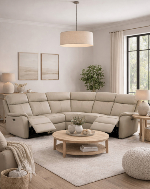 Aspire Kingsmere Recliner Corner Sofa Pewter - Aspire - image 1