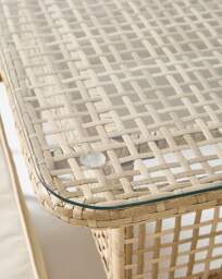 Vienna Open Weave Corner Sofa Set Natural - JD Williams - thumbnail 2
