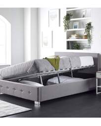 Aspire Side Lift Ottoman Bed Grey - Aspire - Size: SML DBLE - thumbnail 2