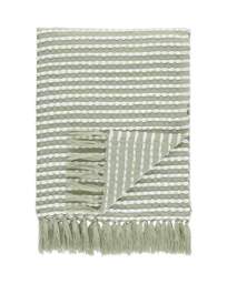 Catherine Lansfield Stab Stitch Throw Sage - Catherine Lansfield - Size: ONE SIZE - thumbnail 4